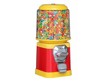 plastic bady Warranty 1 years Finished high temperature coating  candy vending machine