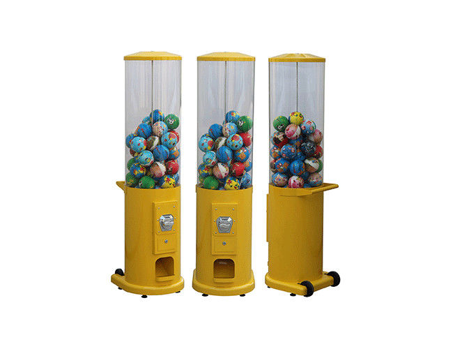 Tall Barrel Cute Capsule Vending Machine , Multifunctional Toy Vending Machine