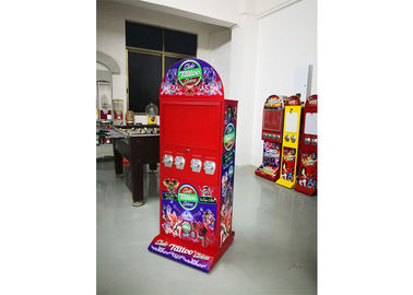 Red Card Sticker Tattoo Quarter Machine 56*53*152cm PC Window Metal Body For Kids