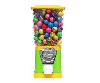 Plastic Ball Vending Yellow and blue color candy quarter vending machines