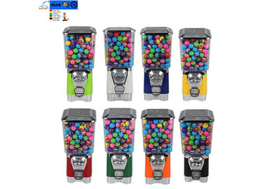 6 Pieces Coin Gumball Vending Machine With Hopper And Chute Door