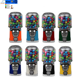 Blue 45CM 1.4 Inch 6 Coins Retro Round Capsule Gumball Vending Machine