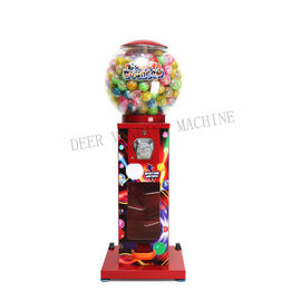 Coloful 2.5 Inch 116cm Capsule Round Vending Machine For Game Center