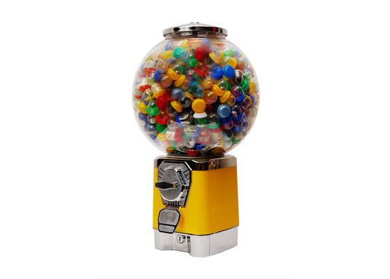 komercyjny automat sprzedający gumball PC 45CM żółty metal dostosuj